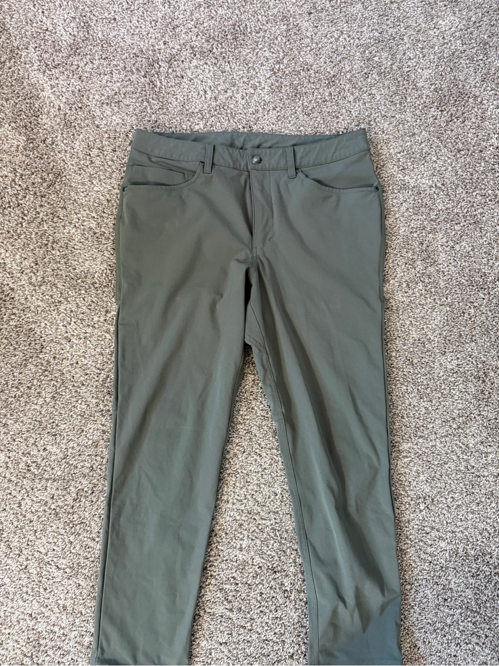 lululemon athletica Men's Olive Green Chinos